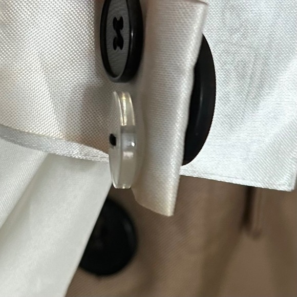 H&M Double Breasted Blazer Women's M Camel Tan NWT Preppy Academic Professional - Picture 16 of 16